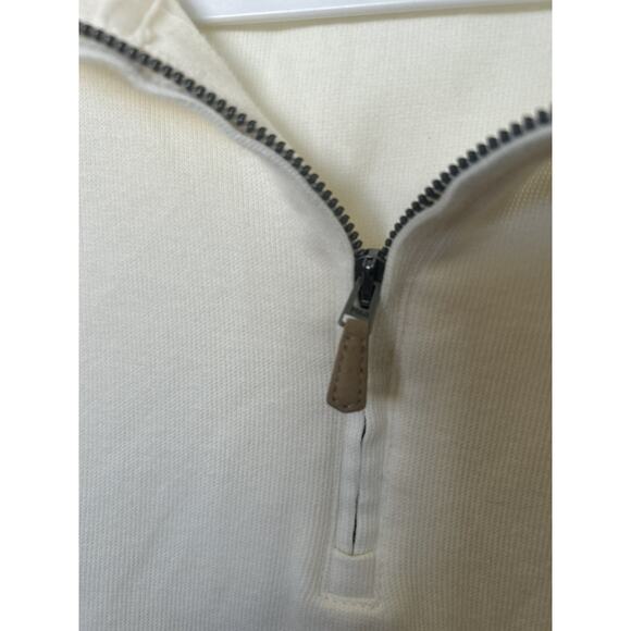 POLO RALPH LAUREN Estate Rib 1/4 Zip Pullover Mens 2XLT Parchment Cream Knit - Picture 6 of 13